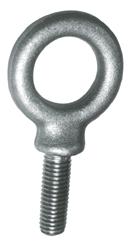 Shoulder Eye Bolts Inch Material: C-1030 Forge Finish: Mill Thread: 2A Rated at 5:1 strength factor For other than vertical loads, general practice is to use 60% of the working load capacity for a