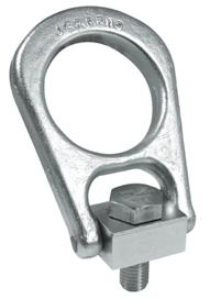 Forged Center Pull - Stainless Steel Our new Forged Center Pull Hoist Ring integrates a solid center brace lift bail into our most popular style product.