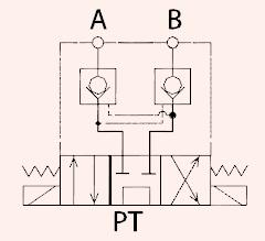 cting W2 W3 W4 B B B B B ump Mounted, Manual 3-way, 3-position, andem Center, Locking 4-way, 3-position,
