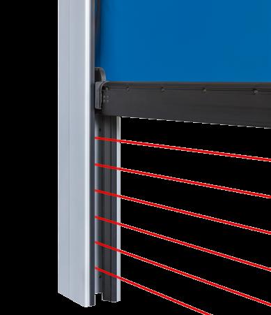 Good Reasons to Try Hörmann Quality features of the flexible high-speed doors 1Safety as standard SAFETY LIGHT GRILLE as standard Optimised 2operations FU CONTROL as standard