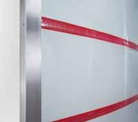 curtain door a safe choice for indoor areas with a high customer frequency.