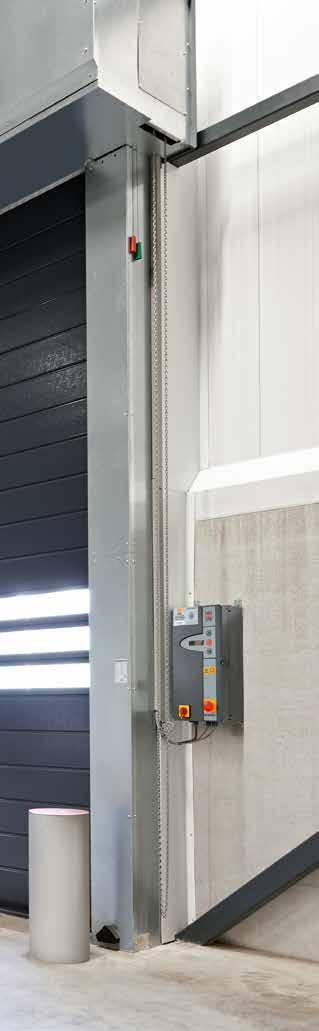 Optimised processes The high opening and closing speeds of spiral and high-speed sectional doors optimise work processes and significantly accelerate logistics processes.