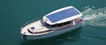 Just like your mobile phone or laptop computer, the Greenline Yachts uses the best lithium battery technology available: a 11,5 kwh on Greenline 33; 11,5 kwh on Greenline 39; 23 kwh on Greenline 40