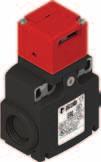 Safety switches with separate actuator Main features Technopolymer housing, from one to three conduit entries Protection degree IP67 15 contact blocks available 8 stainless steel actuators available