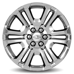 2 22-Inch Wheels / 22-Inch 6- Split-Spoke Wheels, Chrome (SEU)