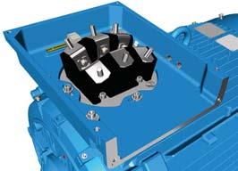 Terminal box for motor sizes 80 to132