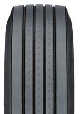 M137 EXTREME LONG-HAUL STEER TIRE The M137 is a steer tire designed for operations running 15,000 to 20,000 miles per month, where steer tires are typically pulled prematurely due to irregular wear.
