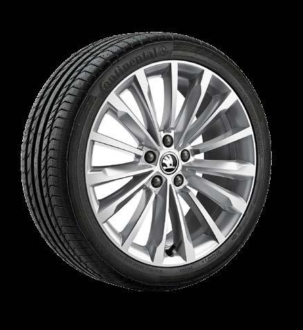 3V0 071 499F HA7 brushed light-alloy wheel 8,0J x 19" for 235/40 R19 tyres in