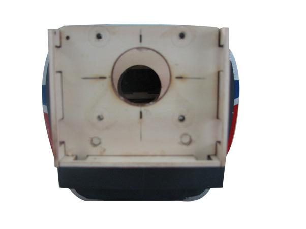 electric motor box using four 4mm blind nut, four