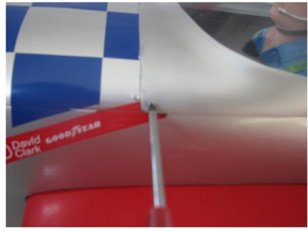 www.seagullmodels.com ATTACHMENT WING-FUSELAGE. 2x6mm Attach the aluminium tube into fuselage.