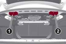KNOWING YOUR CAR Partial extension of the luggage compartment (1/3 or 2/3) 6) Extending the right side of the boot allows you to carry two passengers on the left part of the rear seat, while