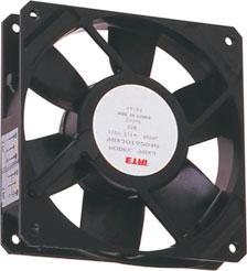 120x120x25mm 400Hz Fans NATO codification (not on all part numbers, please consult the factory for more detailed information) 35 000 hours Housing material: zamak Impeller material: plastic UL 94 VO