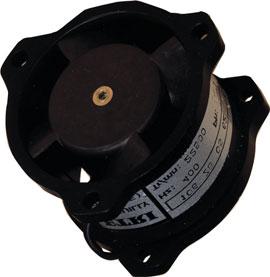 Ø66,6x38mm 400 Hz Fans NATO codification Impeller material: aluminium Weight: 170 g 25 000 hours 106ZA 106ZB Nominal Airflow Noise Nominal speed Phases Capacitor Input power Nominal Starting