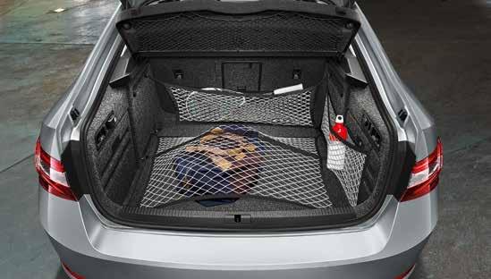 BOOT SYSTEMS The new Superb features a generous luggage compartment.