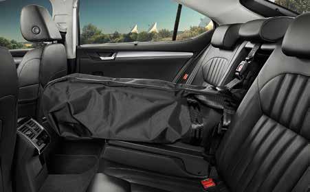 Keep its interior clean and cosy with textile or rubber mats.