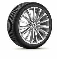 0J x 19" for 235/40 R19 tyres in anthracite design (3V0 071 499A HA7) Sirius brushed light-alloy wheel 8.