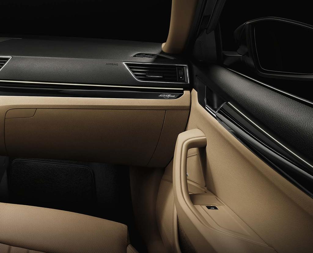 INNOVATION WITH INTENT A car interior needs to be more than spacious and inviting, it