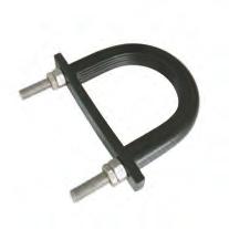 U-Bolt Clamps Rubber-Shrouded Round Steel U-Bolt Type RSU Product Features Materials Sizes By preventing the direct metal-to-metal contact, Rubber- Shrouded Round Steel U-Bolts, type RSU are
