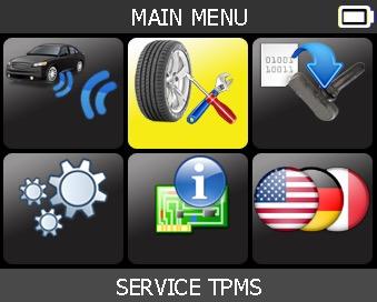 2. SERVICE TPMS This section details how to relearn the sensor