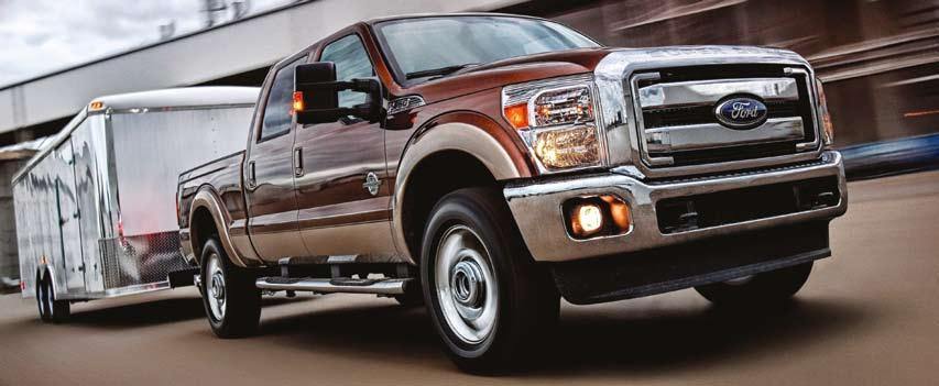 2012 Super Duty PICKUPS Select column with transmission, cab design and drive system (4x2 or 4x4) you prefer.