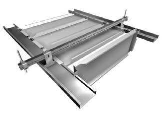 Metal Applications ORCAL 3000 SYSTEM Exposed 100 mm linear grid system (nominal). For use with Fastrak Products Item Nr.