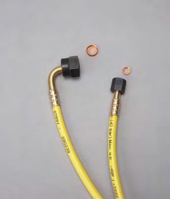 EDITION 62 CATALOG HIGH Pressure CONTROL HOSE For HFC, HCFC and CFC refrigerants Recovery The YELLOW JACKET pressure control hose is constructed of a thermoplastic polymer inner tube and cover.