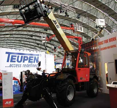 9 metre version is on the cards - and Power Towers introduced its new Ecolift, an extended version of its manually operated pecolift.