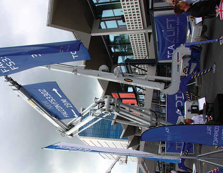 APEX 2014 The smallest of three trailer lifts from EuropeLift - the TM13G There was a lot of interest in spider lifts with new models