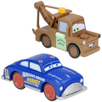 original film and new characters from Cars 2. Available exclusively at Toys R Us, these premium wood vehicles are compatible with most wooden track sets.