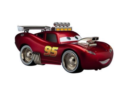 This set includes a special edition metallic Lightning McQueen vehicle, a Sheriff vehicle, a Radiator Springs billboard sign for Sheriff to hide behind, a race n chase