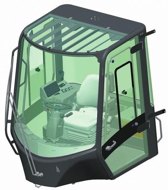 Exceptional All-round Visibility The RS series features the Hyster Vista cab, which has been designed to be the industry-leading ergonomic operator environment, and focuses on optimising driver