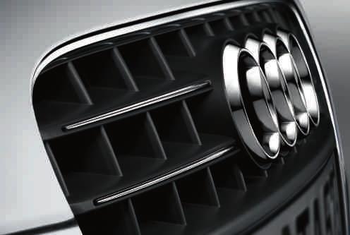 4 Chrome trim strip for radiator grille A refined, elegant look in no time.