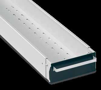 bott vario Long-item transportation Long-item top tray Anodised aluminium: low weight with easy-to-clean