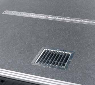 transporting compressed gas cylinders Stainless-steel vent grille With duct