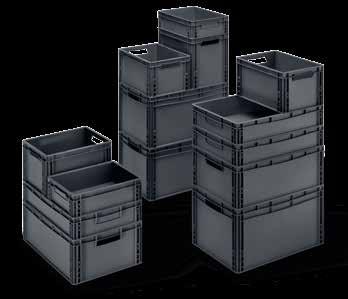 bott Euroboxes Euroboxes Containers fit standard europallet sizes For all storage, production and transport needs