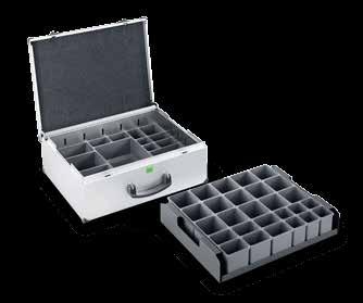 bott variocase case systems variocase X with 32 boxes System depth 440 mm Load capacity: 25 kg Material: Anodised aluminium Internal dimensions 446 x 359 x 159 425 x 325 x 151 625 11