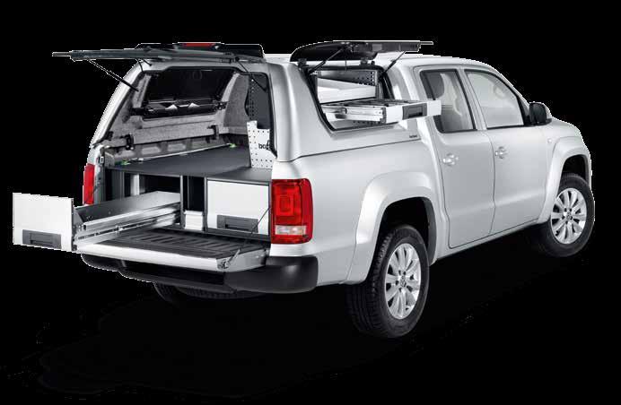 mm Quantity of drawers, rear mm VW Amarok crew cab with hardtop 2010 3095 210 2x 150 600 10 089.