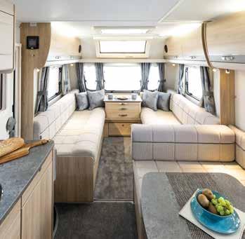 Elddis launched two 8ft-wide models in addition to the standard-width Avanté Range.