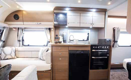> DESIGN OPTIONS Avanté Nordic Sky > TECHNOLOGY FEATURES Change the look and feel of your Elddis Affinity with a choice of interior furnishings.