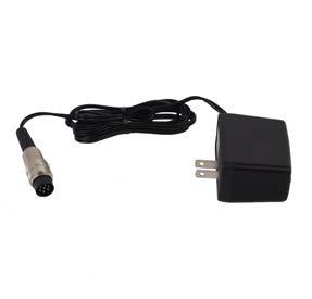 EBS Multi use Charger SAP Code: XCHGRH Charger, output 12V DC/1.25A, input 100-240V AC.