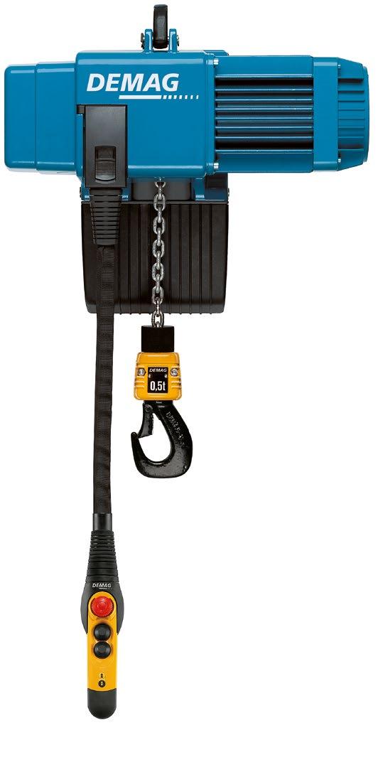 Demag hoist units: Perfect load handling High productivity, efficiency and operating reliability are the most important requirements to be met by state-of-the-art material flow systems.