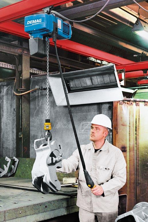 Demag DC-Pro chain hoist: An industrial standard All inclusive: fully featured instead of extras price list Many features are already integrated into the Demag DC-Pro chain hoist as standard that