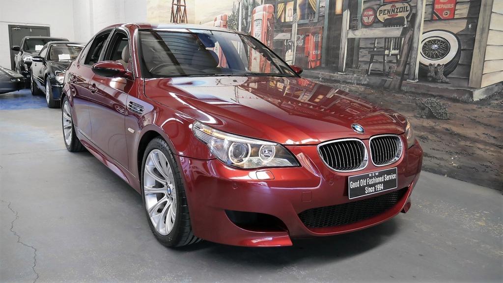 USED 2006 BMW M5 E60 4D Sedan 7 Manual Auto-clutch - H Pattern 5.0 $ 44,950.00 DETAILS Odometer 88442 Colour Indianapolis Red Met Drive Type Rear Wheel Drive Rego TBA Stock Number 4912 Vin No.