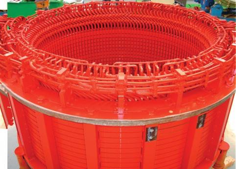 4 to 100 Poles Reliability, Robustness and High Performance Combining state of the art technology and extensive service experience Stator For medium to large hydro applications, mineral insulation is