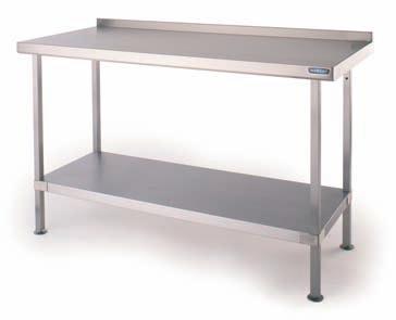 height of 850mm from floor level to working surface Optional Extras: Drawer fitted to table Drawer with lock fitted to table Additional undershelf Castors To order call 0370 3663 960 now 262 Wall