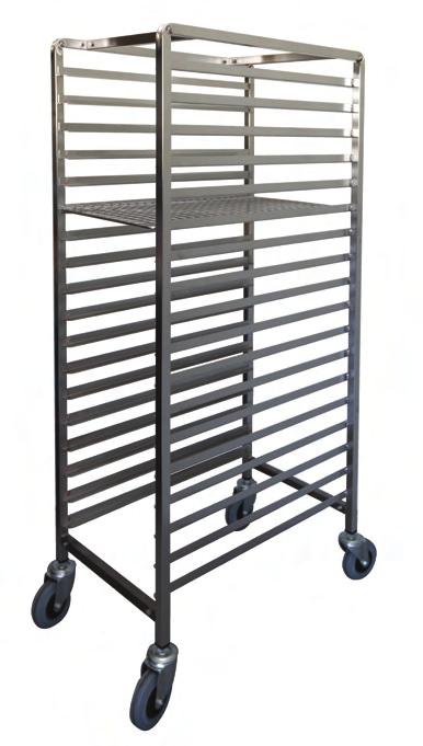 This Robust trolley can hold 150kg per level and is available with