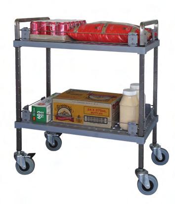 Stainless Steel # H600S 600 W DOLLEY TROLLEY Heavy Duty Hot Dip