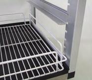 6-16 Tray uses 125mm Grey Rubber Swivel Castors (2 with brake) 4 Baskets 6 Baskets 8 Baskets OPTIONS - 35mm deep drop in S/S top tray - All capacities can be supplied as racks without castors 10