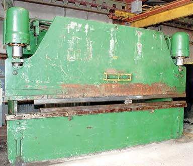 1997 BERTSCH 10' X 3/4" 3-ROLL HYDRAULIC PLATE BENDING ROLL CNC GIDDINGS & LEWIS 6" CNC HORIZONTAL BORING MILL Plant Downsizing At the Premises of RC TECHNICAL