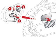 In the event of a breakdown Rear lamps 1. Sidelamps (W5W). 2. Brake lamps (P21W). 3. Direction indicators (PY21W). 4. Foglamp or reversing lamp (P21W).